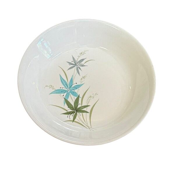 Tiger Lily Floral Salad Plates (2) ~ 7.5 Inches VTG Sabin China (Unmarked) READ - Picture 2 of 10